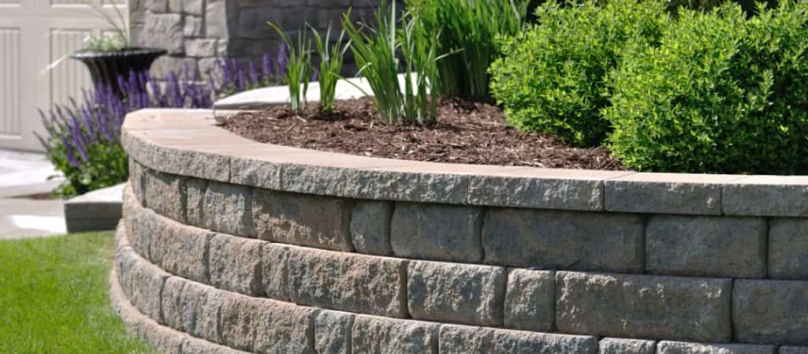 Retaining Wall at a Residential Home
